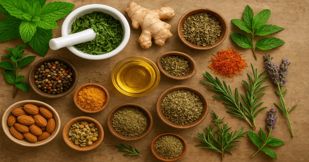 الأعشاب الطبيعية وفوائدها المذهلة