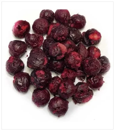 شرائح الكرز المجففة